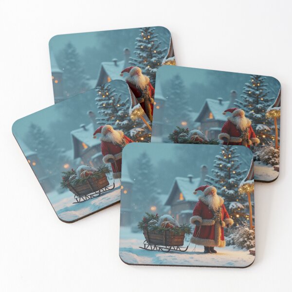 Item preview, cute Santa Claus is coming to town - Christmas magic - Merry Christmas designed and sold by Connys Colorful World.