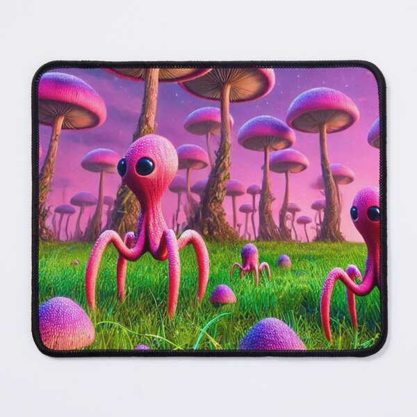 Item preview, Four Legged Fella - Mushroom City - Mythological Alien City designed and sold by WyckedLynn.