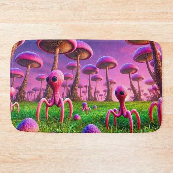 Item preview, Four Legged Fella - Mushroom City - Mythological Alien City designed and sold by WyckedLynn.