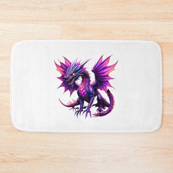 Item preview, A purple and black dragon designed and sold by Unique D-zine.