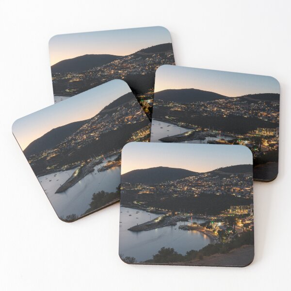 Item preview, Kalkan Harbour at dusk  designed and sold by hawkie.