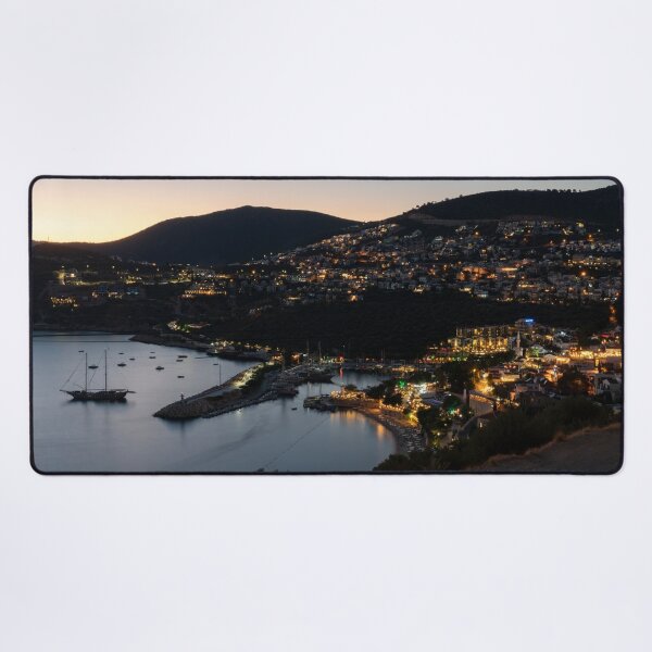 Item preview, Kalkan Harbour at dusk  designed and sold by hawkie.