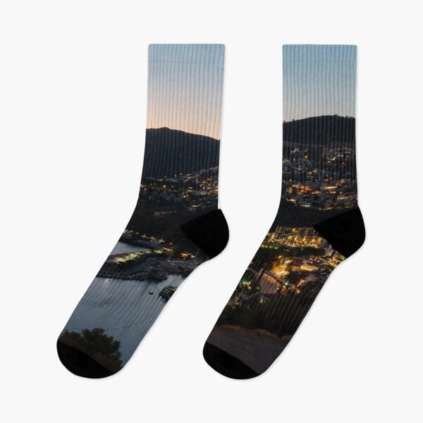 Item preview, Kalkan Harbour at dusk  designed and sold by hawkie.