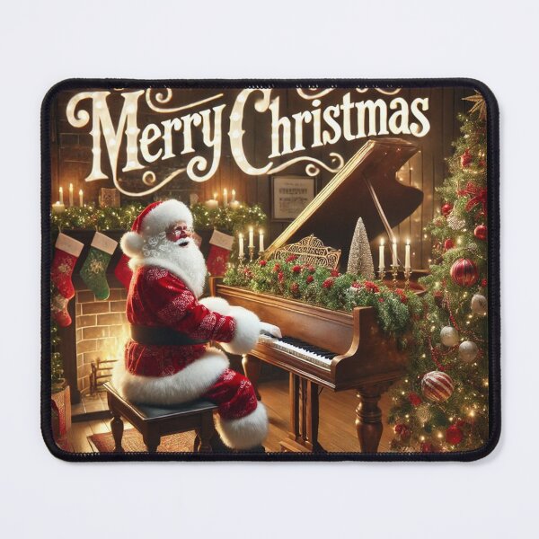 Item preview, "Santa’s Cozy Christmas Serenade ??✨" designed and sold by MySheetMusicArt.
