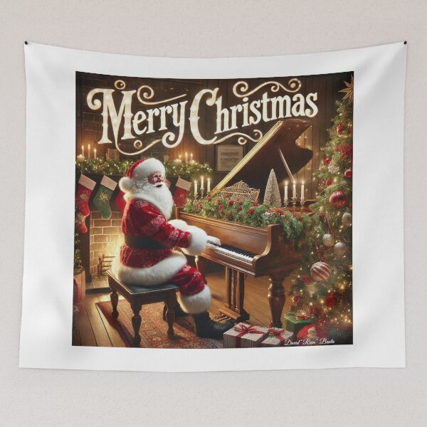 Item preview, "Santa’s Cozy Christmas Serenade ??✨" designed and sold by MySheetMusicArt.