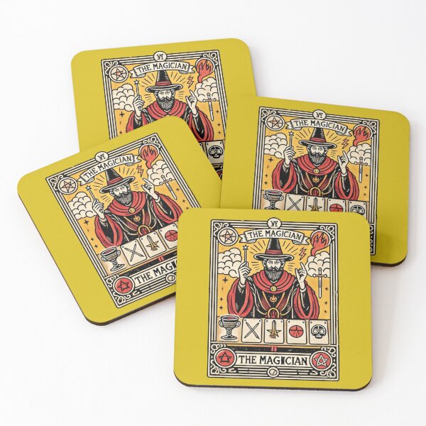 Item preview, Vintage Tarot Card Illustration of The Magician – Mystical Occult Art in Retro Style designed and sold by Negative Vibes Only.
