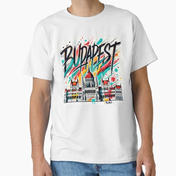 TriBu.City - BUDAPEST WHITE Classic T-Shirt