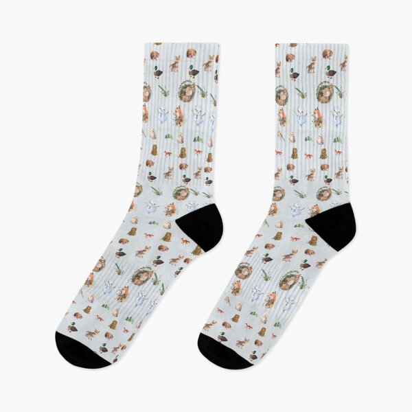 Item preview, Cozy Winter Woodland Animals Pattern designed and sold by astersgraphics.