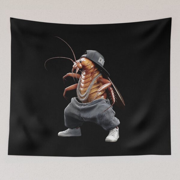Item preview, Hip-Hop Cockroach Swag Cartoon Art designed and sold by ZingZest.
