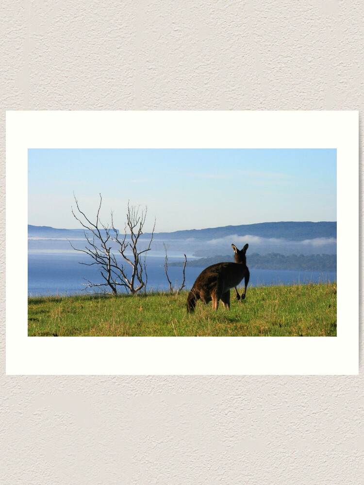 Thumbnail 1 of 3, Art Print, My View designed and sold by PrettyPicture.