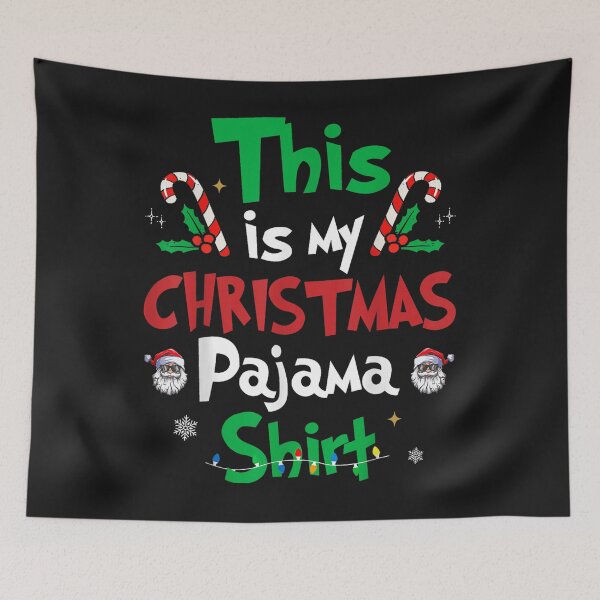 Item preview, This Is My Christmas Pajama Funny Christmas Matching pajamas designed and sold by OWL-studio.