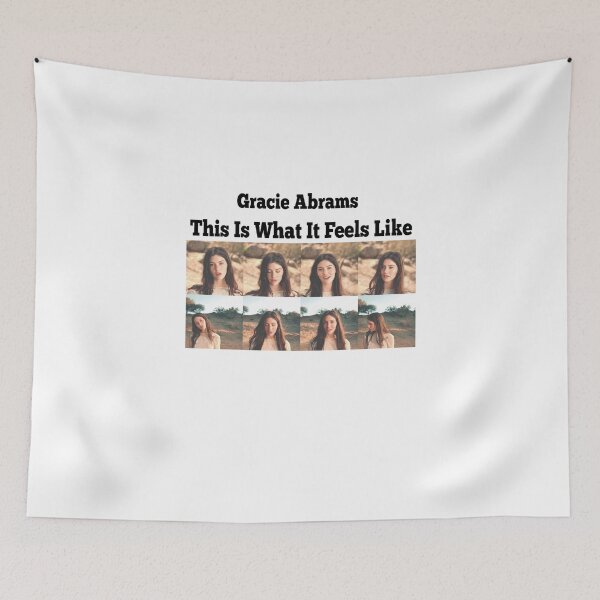 Item preview, Gracie Abrams This Is What It Feels Like black designed and sold by spillurdesigns.