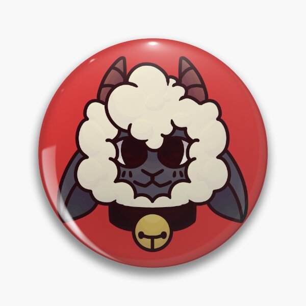 Item preview, Lamb - Cult of the Lamb chibi designed and sold by BiscoitoEmo.