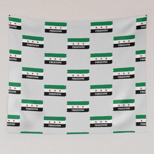 Item preview, Freedom. Syria Independence Flag  designed and sold by Rebel-Design.