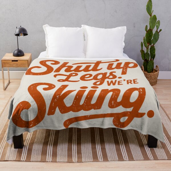 Item preview, Shut Up Legs We're Skiing Ski Lover Winter Fun designed and sold by Anniko Art Studio.