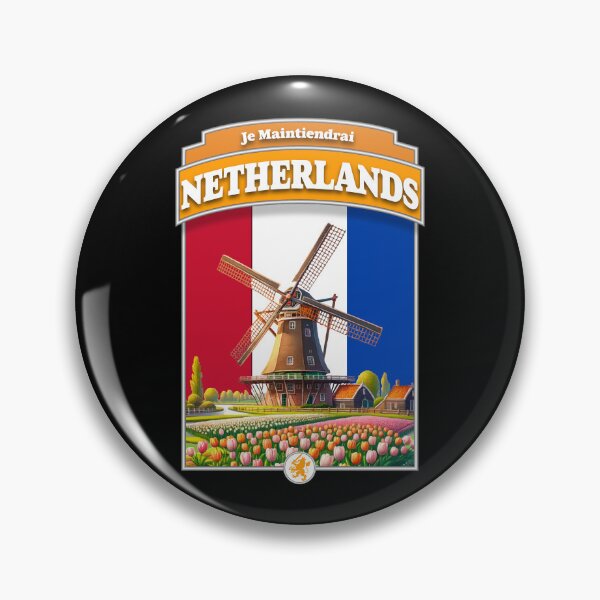 Item preview, Netherlands Windmill and Tulips designed and sold by NPStudio.