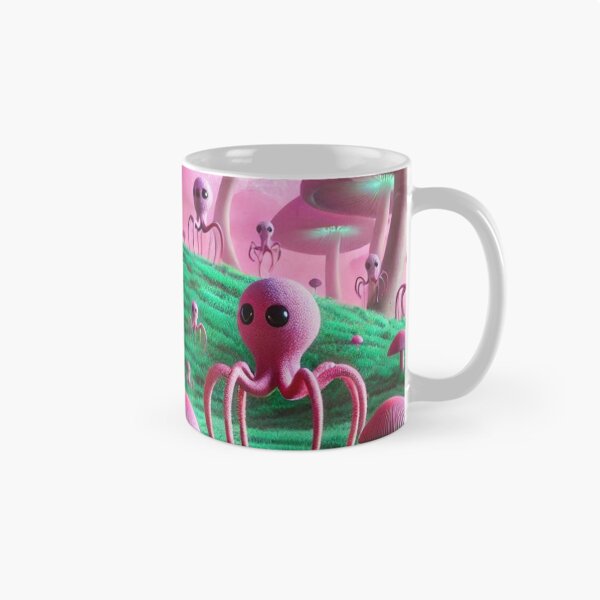 Item preview, Four Legged Fellas - Mushroom City - Mythological Alien City designed and sold by WyckedLynn.