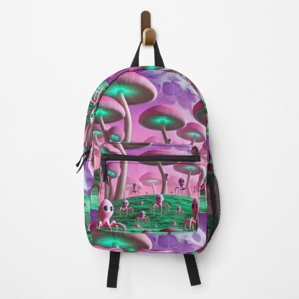 Item preview, Four Legged Fellas - Mushroom City - Mythological Alien City designed and sold by WyckedLynn.