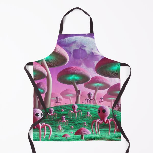 Item preview, Four Legged Fellas - Mushroom City - Mythological Alien City designed and sold by WyckedLynn.