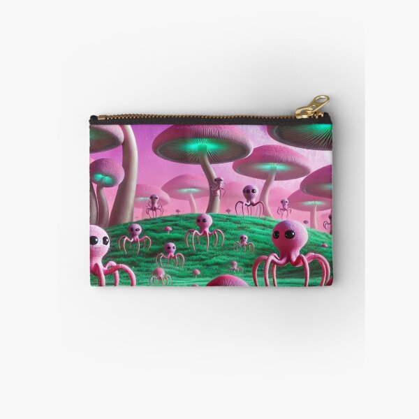 Item preview, Four Legged Fellas - Mushroom City - Mythological Alien City designed and sold by WyckedLynn.