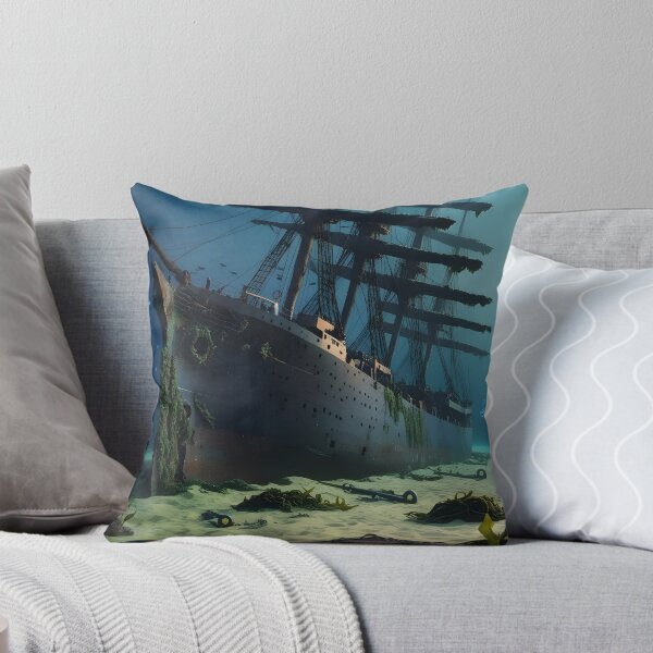 Item preview, sailing ship sunk at sea / ocean designed and sold by AA-designstore.