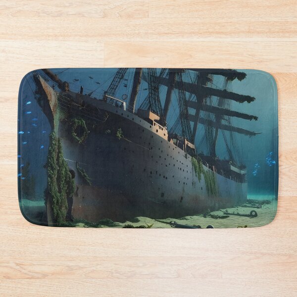 Item preview, sailing ship sunk at sea / ocean designed and sold by AA-designstore.