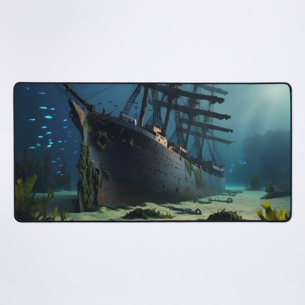 Item preview, sailing ship sunk at sea / ocean designed and sold by AA-designstore.