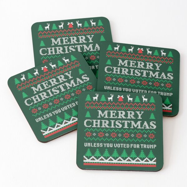 Item preview, Merry Christmas (Unless You Voted for Trump) designed and sold by Caring Hearts.