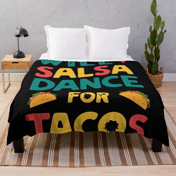 Item preview, Will Salsa Dance for Tacos: Graffiti | Taco Lover's Tee: Graffiti Dance Design designed and sold by JOY STORE 45.