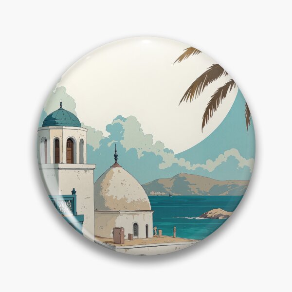 Item preview, Enchanting moonlit coast a majestic portrayal of tunisian designed and sold by ShroomForge.