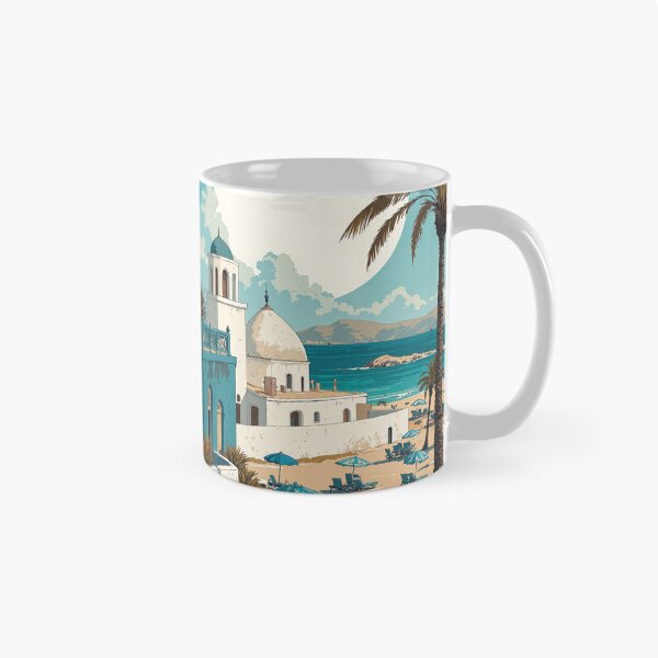Item preview, Enchanting moonlit coast a majestic portrayal of tunisian designed and sold by ShroomForge.