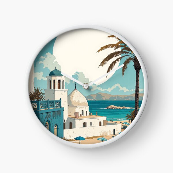 Item preview, Enchanting moonlit coast a majestic portrayal of tunisian designed and sold by ShroomForge.