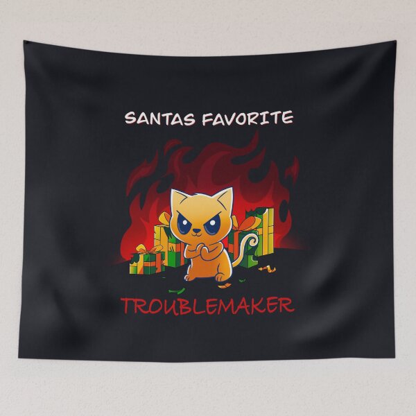 Item preview, Santa's Favorite Troublemaker designed and sold by RedPandaTee.
