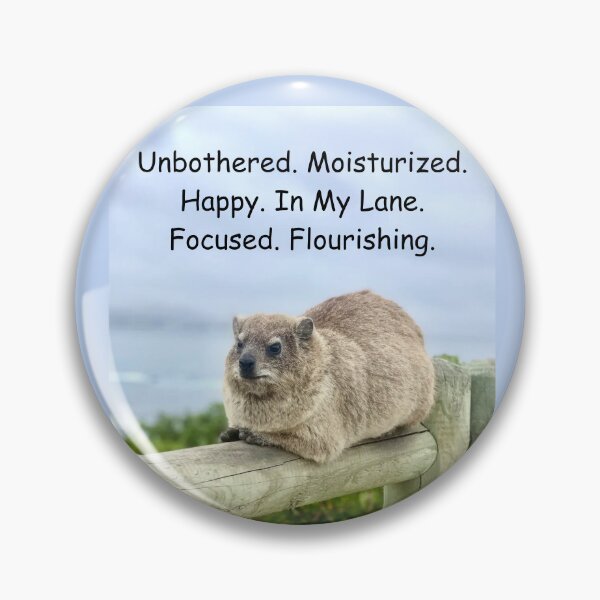 Item preview, Rock Hyrax Unbothered Flourishing Meme | Awawa Cute  designed and sold by matchakpop.