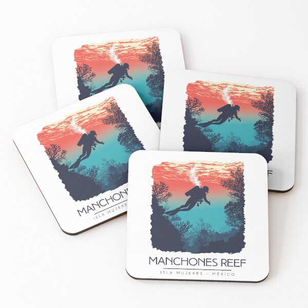 Item preview, Manchones Reef - Isla Mujeres - Mexico  designed and sold by StudioRedKoala.