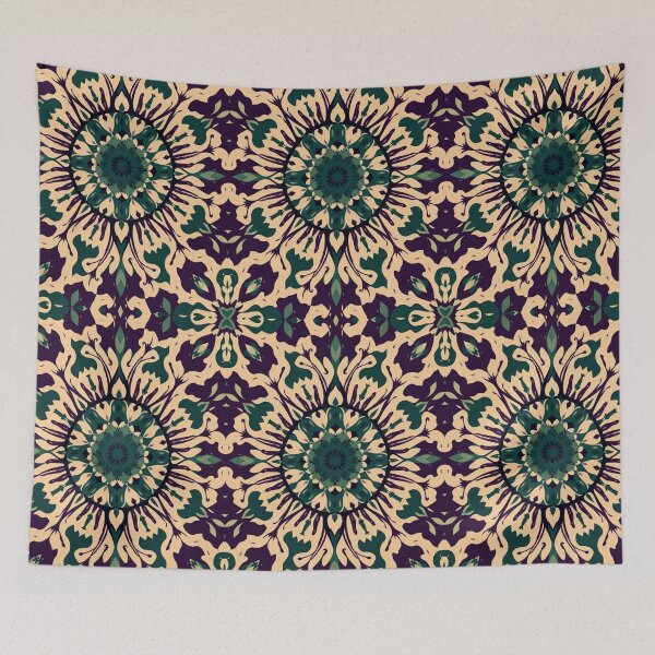 Item preview, Purple Geometric Art With Green designed and sold by Ciervo Primavera.