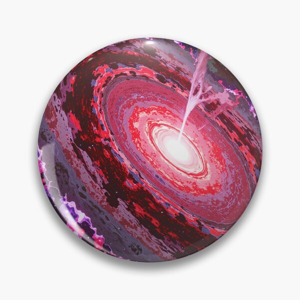 Item preview, Galactic nebulous wonders milky ways red pink heart designed and sold by ShroomForge.