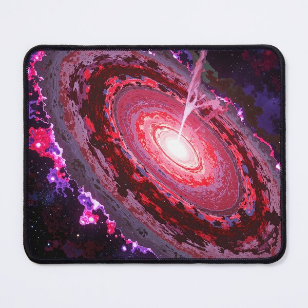 Item preview, Galactic nebulous wonders milky ways red pink heart designed and sold by ShroomForge.