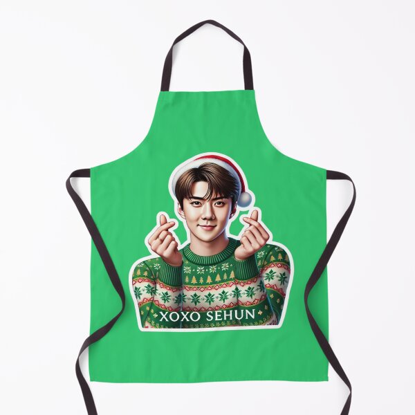 Item preview, Sehun Holiday Sticker | XOXO Festive Collectible for EXO-Ls designed and sold by DEEPDesignsART.
