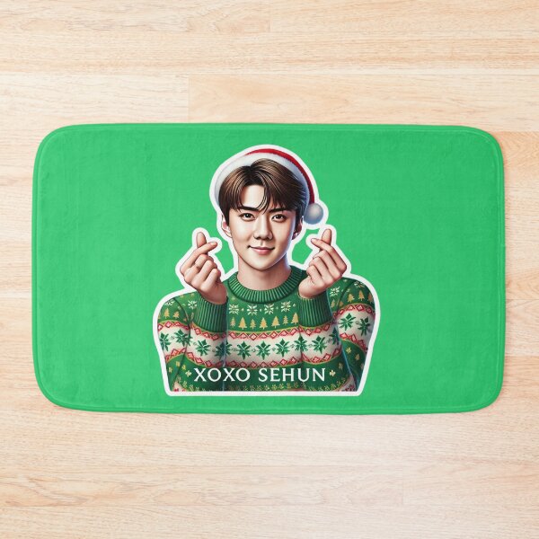Item preview, Sehun Holiday Sticker | XOXO Festive Collectible for EXO-Ls designed and sold by DEEPDesignsART.