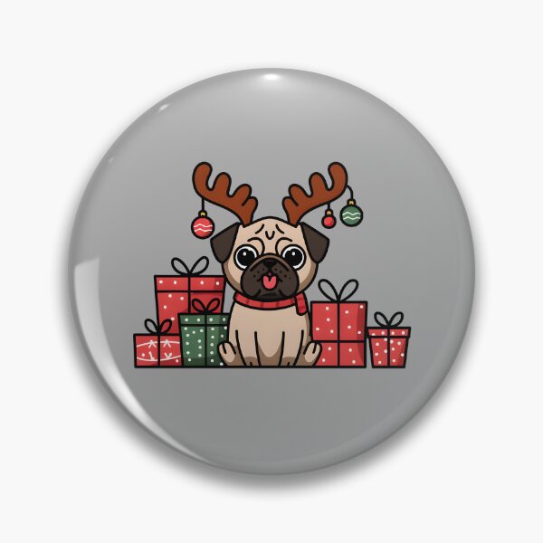 Item preview, Merry pugmas designed and sold by FriendlyLlama.