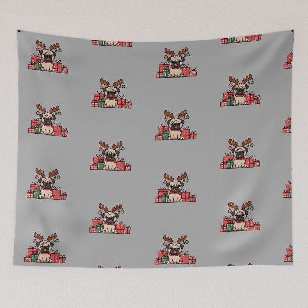 Item preview, Merry pugmas designed and sold by FriendlyLlama.