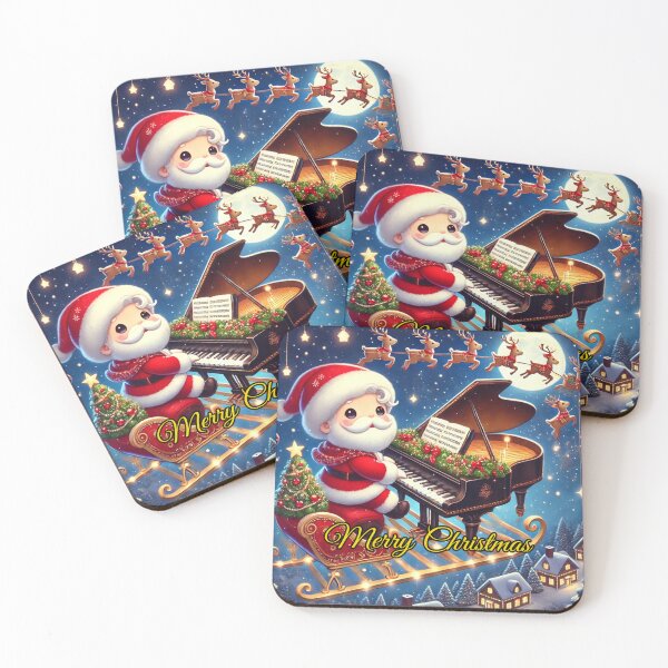 Item preview, "Santa's Sleigh Ride Piano Serenade ?✨?" designed and sold by MySheetMusicArt.