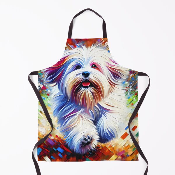 Item preview, Coton De Tulear Dog Portrait Acrylic Art Print Pet Portrait Gifts for Dog Lovers designed and sold by Puppy Puzzles Plus.