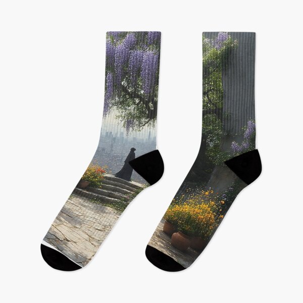 Item preview, Violet City Oasis Blooms designed and sold by PanoramaPrints.