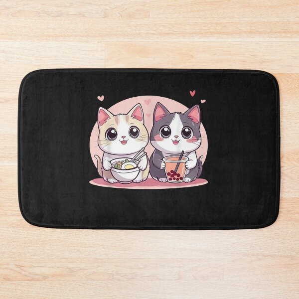 Item preview, Funny Boba Ramen Cats Kawaii Anime Japan Cute Neko Cat  designed and sold by OWL-studio.