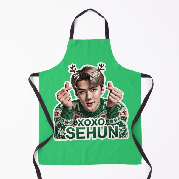 Item preview, Sehun Holiday Sticker | XOXO Festive Collectible for EXO-Ls designed and sold by DEEPDesignsART.