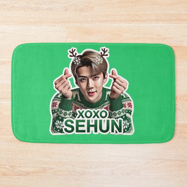 Item preview,  Sehun Holiday Sticker | XOXO Festive Collectible for EXO-Ls designed and sold by DEEPDesignsART.