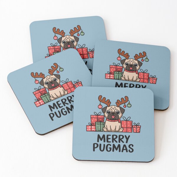Item preview, Merry pugmas designed and sold by FriendlyLlama.