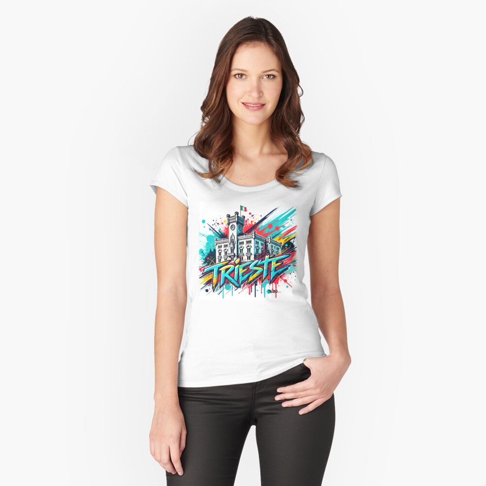 Item preview, Fitted Scoop T-Shirt designed and sold by TriBuCity.